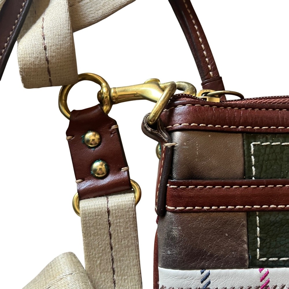 Coach Patchwork Crossbody Bag Multi-Texture Leath… - image 4
